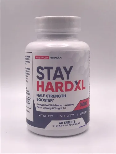Vista 3 de Nutra City Stay Hard XL (120 unidades, suministro de 2 meses) 60 unidades (paquete de 2)