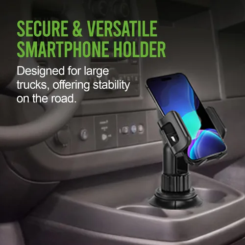 Vista 3 de Cellet Soporte de teléfono para portavasos de automóvil, soporte para teléfono, soporte universal ajustable compatible con Apple iPhone, Samsung