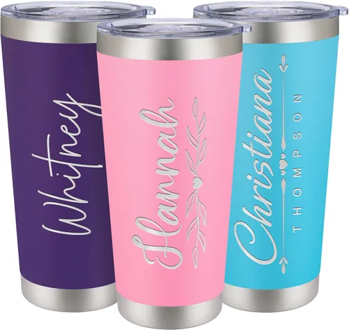 Vista 23 de Vasos de viaje personalizado de 20 y 30 onzas, con aislamiento