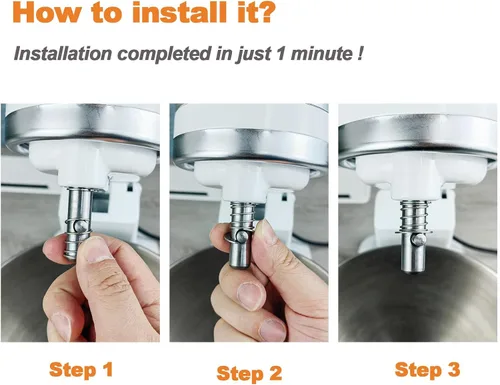 Vista 3 de MITCHENIFY Kit de resorte y arandela compatible con batidora KitchenAid, accesorios de repuesto de instalación rápida y piezas de actualización, 4