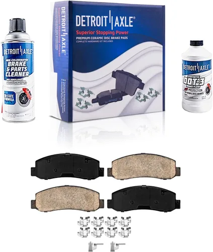 Vista 56 de Detroit Axle - Pastillas de freno traseras para Toyota Prius 2012-2015 Prius Plug-In 2017-2018 Corolla iM 2016 Sion iM 2011-2017 Lexus CT200h