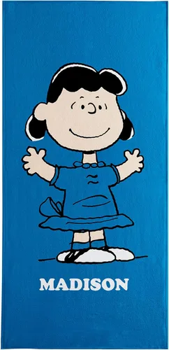 Vista 13 de Let's Make Memories Toalla de Playa Personalizada - Toalla de Piscina Personalizada de Peanuts - para Vacaciones de Primavera y Diversión de Verano