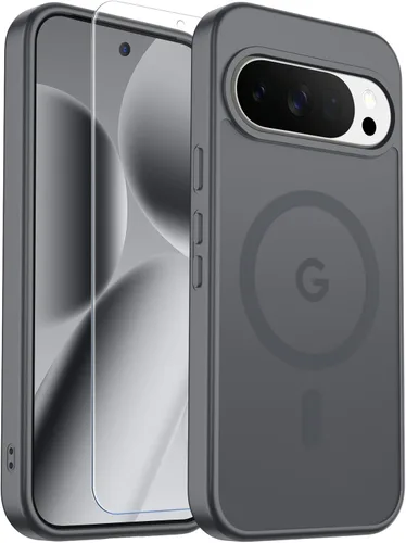 Vista 147 de SUPFINE Funda magnética para Google Pixel 10 Pro XL con protector de pantalla (imanes integrados) (protección contra caídas de grado militar)