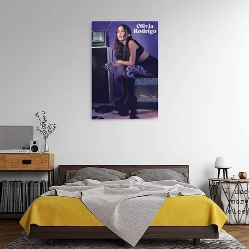 Vista 3 de Maynuo Olivia - Póster de Rodrigo con cubierta de música artística, póster artístico y arte de pared para colgar en la pared para pasillos