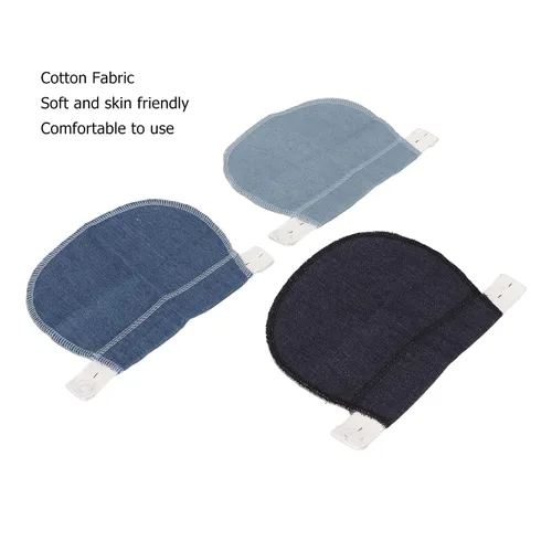 Vista 5 de plplaaoo Extensor de pantalones de maternidad, profesional, portátil, ajustable, suave, elástico, extensor de cintura, 3 piezas, extensores