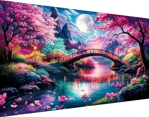 Vista 19 de pchmcu Paquete de 3 Kits de Pintura de Diamantes Galaxia para Adultos, Pintura de Arte de Diamantes 5D, Bricolaje Taladro Completo Cristal Estrás