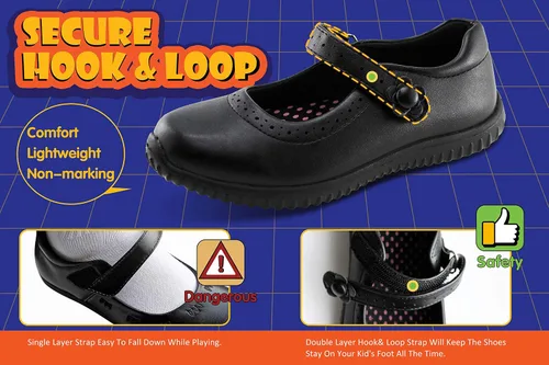 Vista 5 de JABASIC - Zapatos escolares Mary Jane, para niña