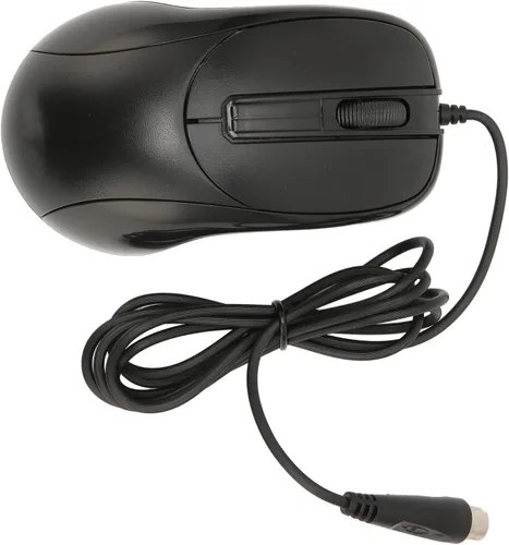 Vista 9 de Diyeeni Mouse con cable, mouse para juegos, mouse ergonómico de 3 botones con interfaz PS2, cable de 55.1in, mouse para juegos de deportes