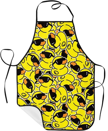 Vista 38 de Sigouyinei Delantales para mujeres con bolsillos, delantal para hombres, delantal adecuado para chefs camareros, técnicos de uñas para hornear