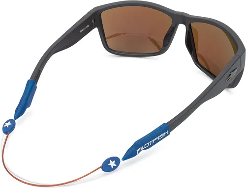 Vista 12 de Pilotfish - Correa ajustable sin cola para retenedor de lentes: para lentes de sol, lentes y gafas, Naranja (Blaze Orange), 14 pulgadas
