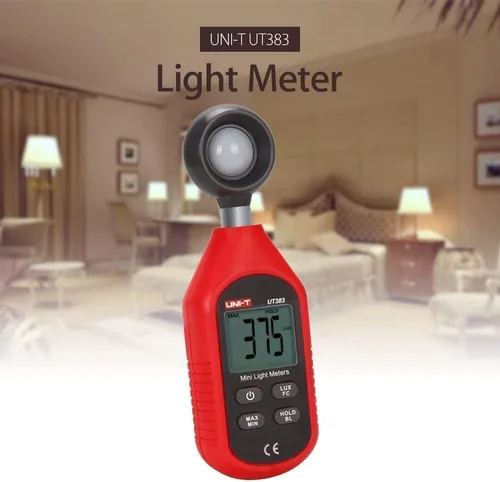 Vista 4 de UNI-T Mini medidor de luz UT383 con pantalla LCD