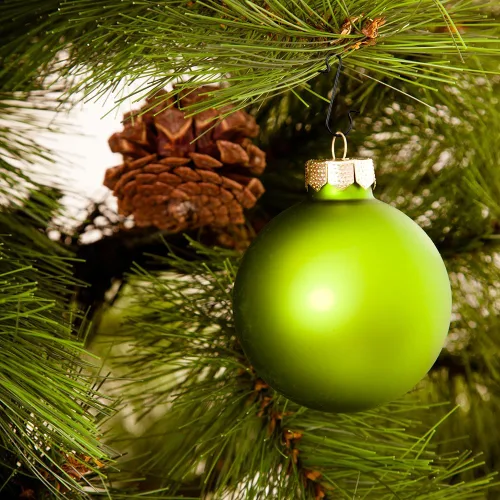 Vista 2 de 100 unidades de ganchos para adornos de Navidad - Ganchos negros para decoración de árbol de Navidad