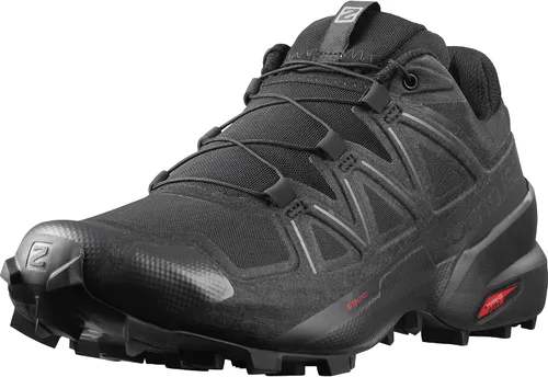 Vista 11 de Salomon Speedcross 5 GTX - Zapatos para correr en montaña para hombre Verde pato/Negro/Onagra