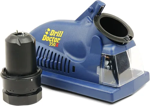Vista 9 de Drill Doctor DD350X Afilador de brocas - 3/32" a 1/2" - Afilador eléctrico - Alta velocidad y portátil - para acero, mampostería, carburo y brocas
