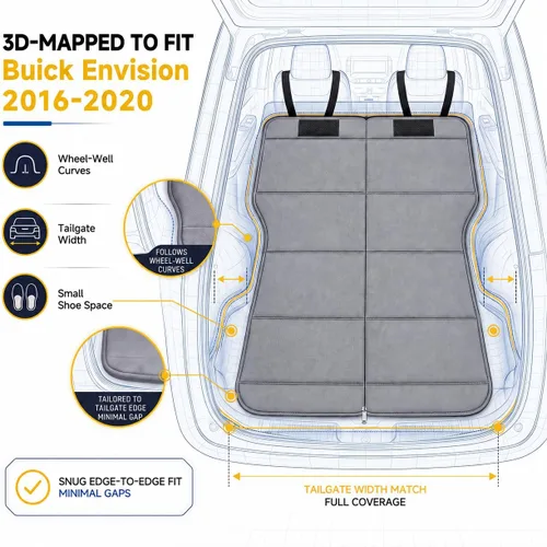 Vista 2 de Colchón de coche para Buick Envision 2016-2020, cama de coche