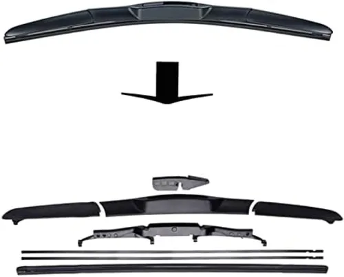 Vista 4 de Limpiaparabrisas de la ventana trasera del coche para Nissan X-Trail T30 2000-2007 limpiaparabrisas trasero