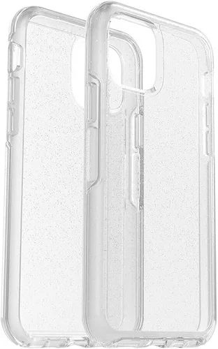 Vista 6 de OtterBox Symmetry Clear Series - Funda para iPhone 11 Pro, polvo de estrellas (escamas plateadas/transparente)