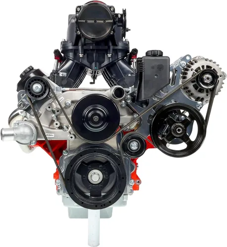 Vista 3 de ICT Billet Tensor de correa manual con polea compatible con Corvette CTS-V G8 CTSV Z06 LS7 Aluminio LS1 LS2 LS3 LS6 Fabricado en los Estados Unidos