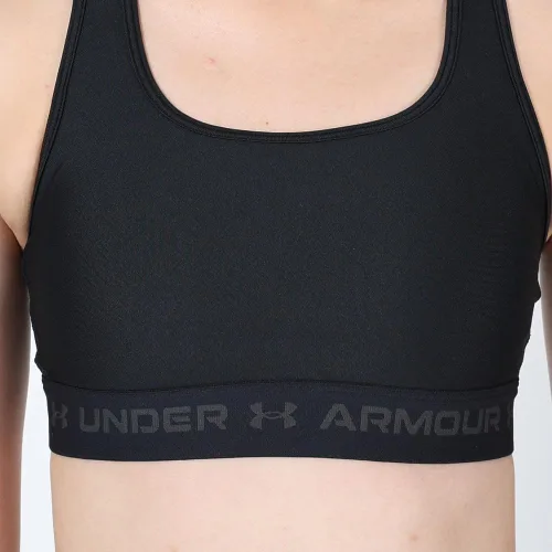 Vista 7 de Under Armour - Sujetador deportivo de medio impacto, con espalda cruzada, para mujer