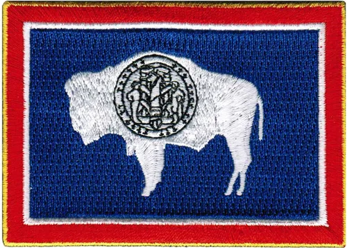 Vista 6 de Parche Bordado de la Bandera del Estado de Minnesota, Emblema MN, Planchado, Versión 2024
