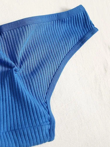 Vista 4 de SOLY HUX Conjunto de bragas de 7 piezas para mujer, ropa interior con parches de letras