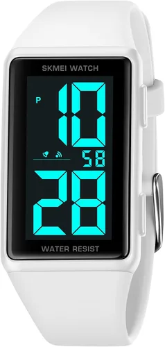 Vista 16 de Fanmis - Reloj led, digital, correa de silicona, unisex.