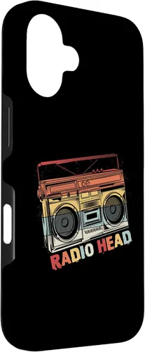 Vista 3 de Funda vintage de Radio In Head Music Matching Band Cassette Player para iPhone 16