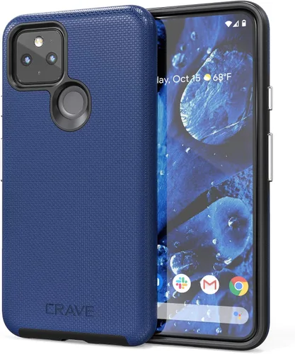 Vista 19 de Crave Funda para Pixel 5, Funda de la Serie de Protección Dual Guard para Google Pixel 5 - Aqua