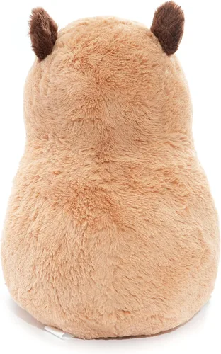 Vista 3 de WEIGEDU Peluche de Nutria Gigante de Peluche – 31 cm de Suave Juguete Kawaii para Niños y Adultos, Peluche de Animal Lindo Marrón, Almohada