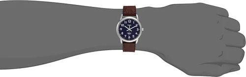 Vista 2 de Timex Easy Reader - Reloj de pulsera de cuero para hombre