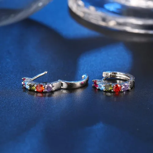 Vista 7 de Conjuntos de joyas de collares y aretes de gemas coloridas aniversario cumpleaños día de la madre regalos para mujeres esposa mamá mejor amiga