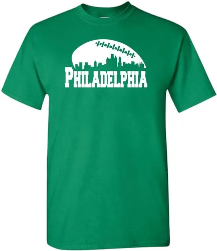 Vista 43 de Xtreme Apparrel City Skyline - Camiseta de hombre para los aficionados al fútbol americano Pittsburgh - Camisa negra