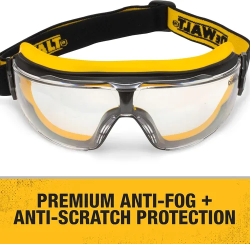 Vista 4 de DEWALT Gafas de Seguridad, Transparentes, Anti-Vaho, DPG84 - Aislante