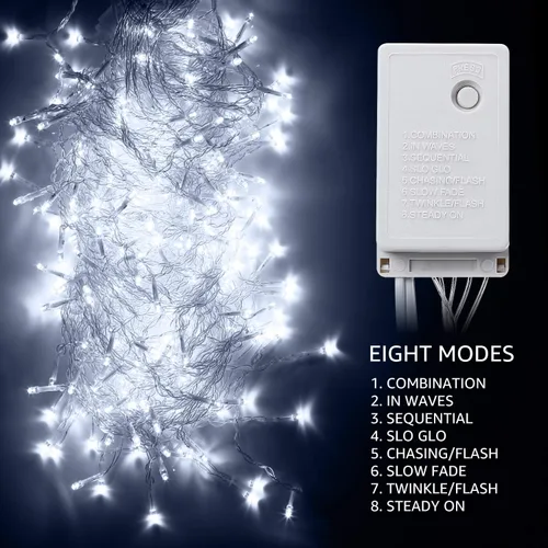 Vista 4 de Cortina de luces LED para ventana, Daylight
