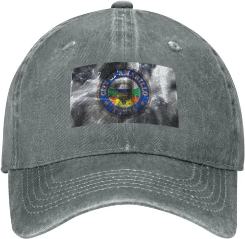 Vista 11 de Amarillo Texas Seal Baseball Cap for Men Women Hats Adjustable Dad Hat Cotton Caps
