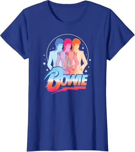Vista 39 de David Bowie - Camiseta Bowie 3D, Negro
