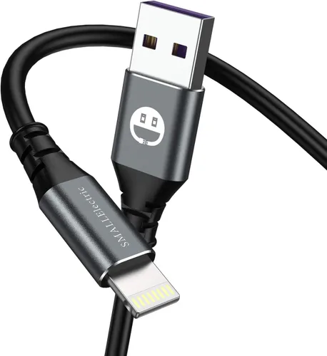 Vista 13 de SMALLElectric Paquete de 3 cargadores MFi para iPhone de 1 pie de cable Lightning corto Cable Lightning corto de 1 pie con certificación MFi