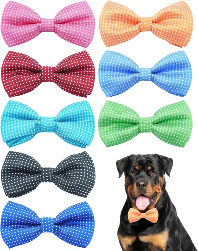 Vista 26 de PET SHOW Paquete de 8 pajaritas a cuadros para perros pequeños