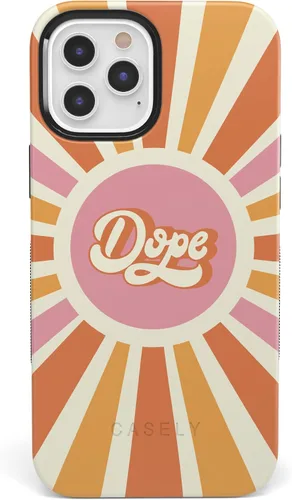 Vista 129 de Casely Funda para iPhone 12 Pro Max Always Vibing Retro Diseño protector audaz Diseño compatible con MagSafe