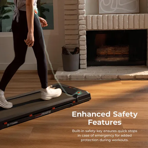 Vista 9 de Sunny Health & Fitness Cintas de correr inteligentes con Wi-Fi