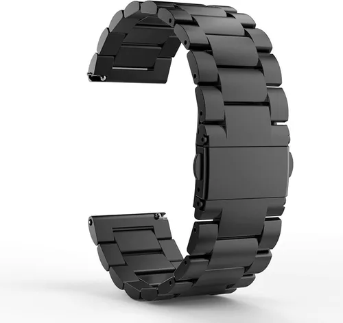 Vista 2 de Compatible con correas de reloj inteligente LIGE K57, correas de repuesto de metal de acero inoxidable Lamshaw compatibles con relojes inteligentes
