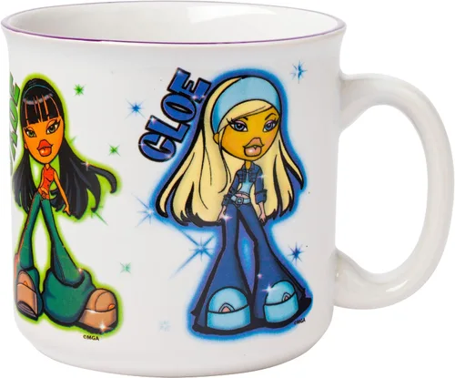 Vista 41 de Silver Buffalo - Taza de cerámica de campamento de A Goofy Movie de Disney, diseño retro con Goofy, Max Goof, Roxanne y Bobby Zimmeruski, 20 onzas