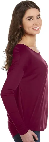 Vista 4 de Bella Canvas Camiseta de manga larga para mujer con mangas 2x1 (8852)