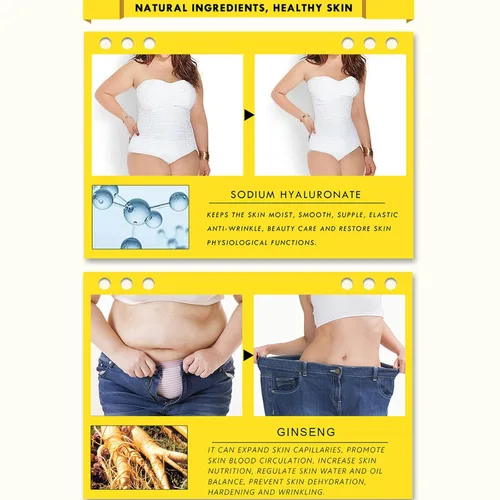 Vista 3 de OEDO ácido hialurónico ginseng adelgazante crema,Crema natural del tratamiento de las celulitis,Crema reafirmante de la piel reduce la celulitis
