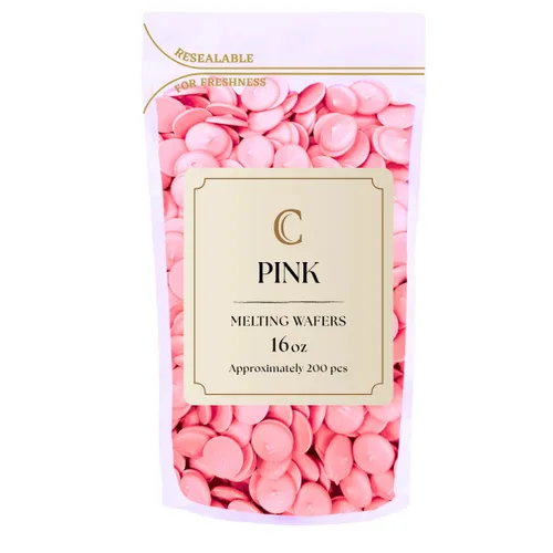 Vista 8 de Merckens - Bolsa de obleas de chocolate para derretir a granel, perfecta para sumergir, postres, hornear y más (1 libra, verde claro) (paquete de 3)