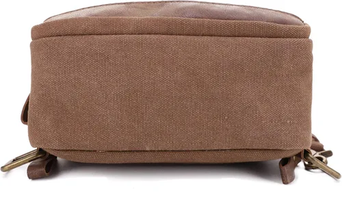 Vista 4 de Glacier - Bolso bandolera de lona oculto para hombres y mujeres