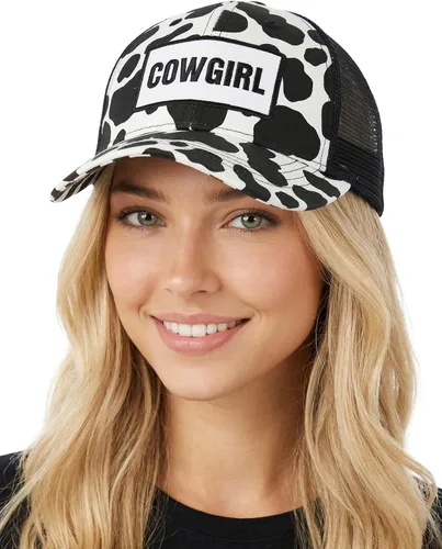 Vista 9 de Funky Junque Distressed Mesh Low Profile Trucker Hat Snapback Cap Paquete de 2: camuflaje negro y negro