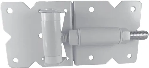 Vista 11 de Bisagra de puerta de acero inoxidable blanco para vinilo, esgrima de PVC - CAJA Cantidad 12