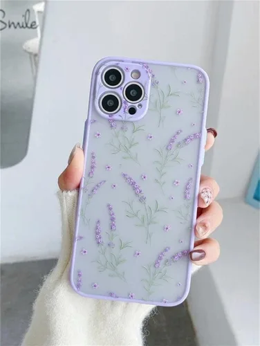 Vista 2 de Ownest Funda compatible con iPhone 12 para iPhone 12 transparente esmerilado, parte trasera de policarbonato 3D floral para niñas y mujeres, funda