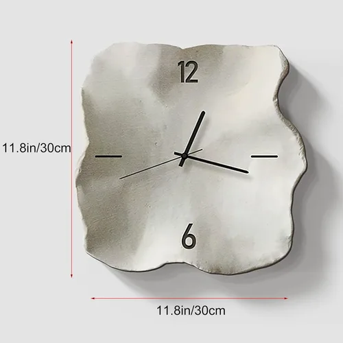 Vista 2 de Reloj de pared decorativo, reloj creativo, cómodo reloj de pared silencioso para el hogar, oficina, dormitorio